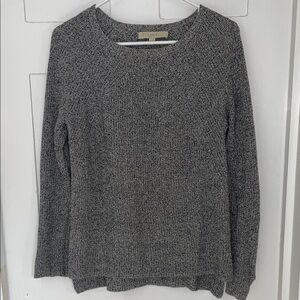 LOFT Gray Crew Neck Sweater